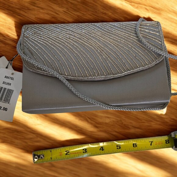 Sasha New York Silver Evening Bag – NWT ✨ - Picture 1 of 8